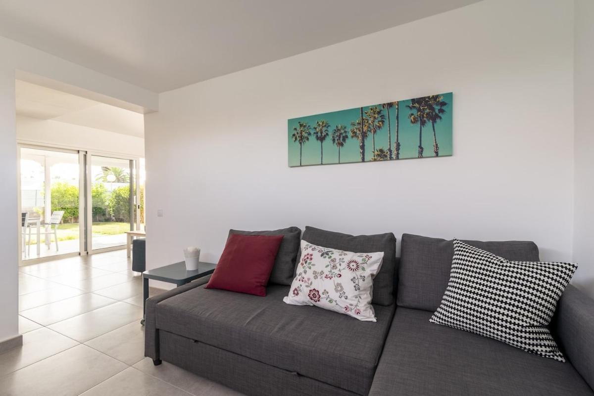 Los Melocotones Maspalomas private access garden pool Exterior foto